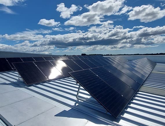 solar panel roof top factory